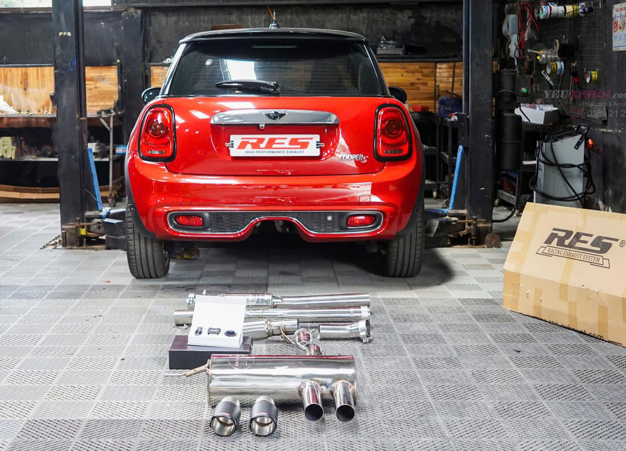 2018 MINI COOPER S / FUL RES EXHAUST SYSTEM 